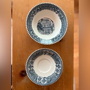 Royal China Colonial Heritage Bowl & Plate